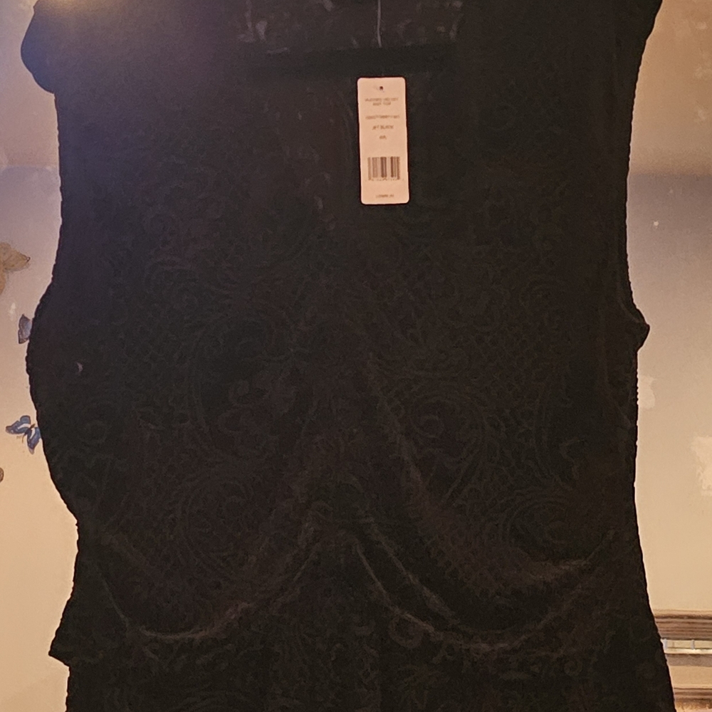 Elegant Black Sleeveless Top
